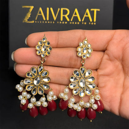 Arooj - Kundan (Red) - Zaivraat