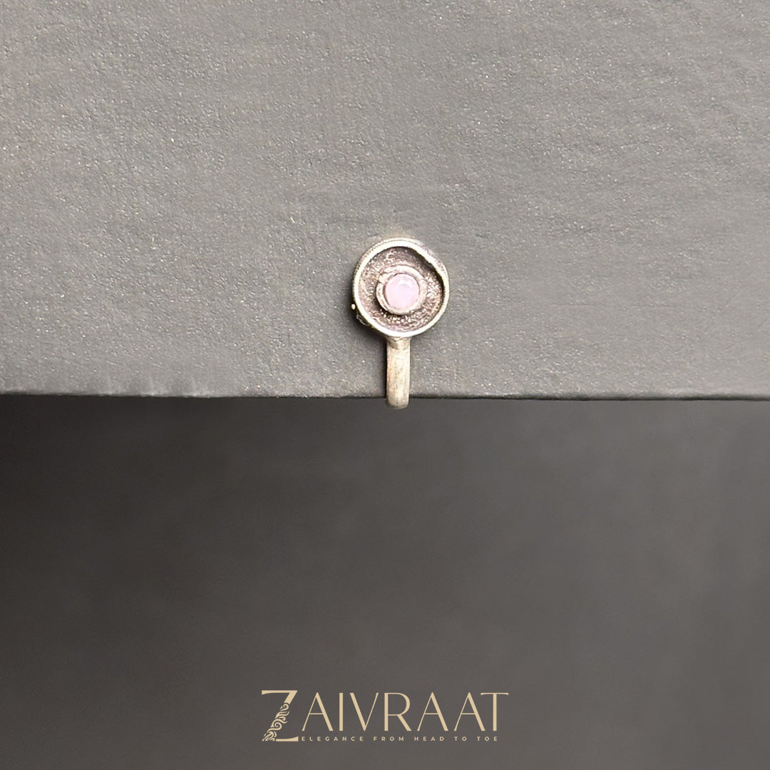 Daaira - Antique Nose Ring (Pink)
