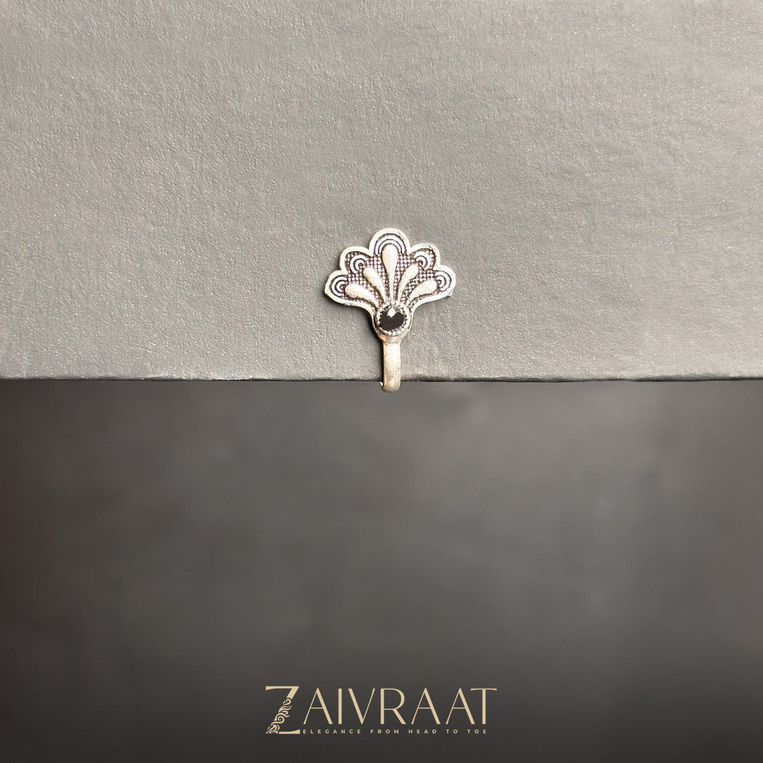 Pankh - Antique Nose ring (Black)