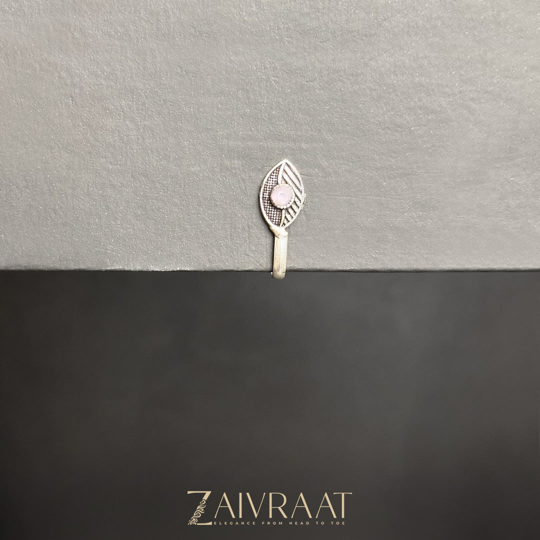 Zarq - Antique Nose Ring (Pink)