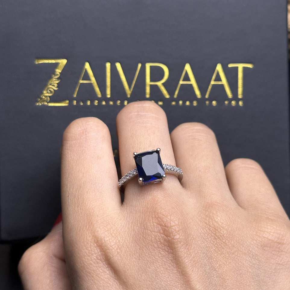 Petal (Silver - Blue)