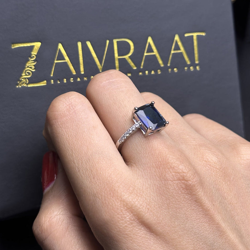 Petal (Silver - Blue)