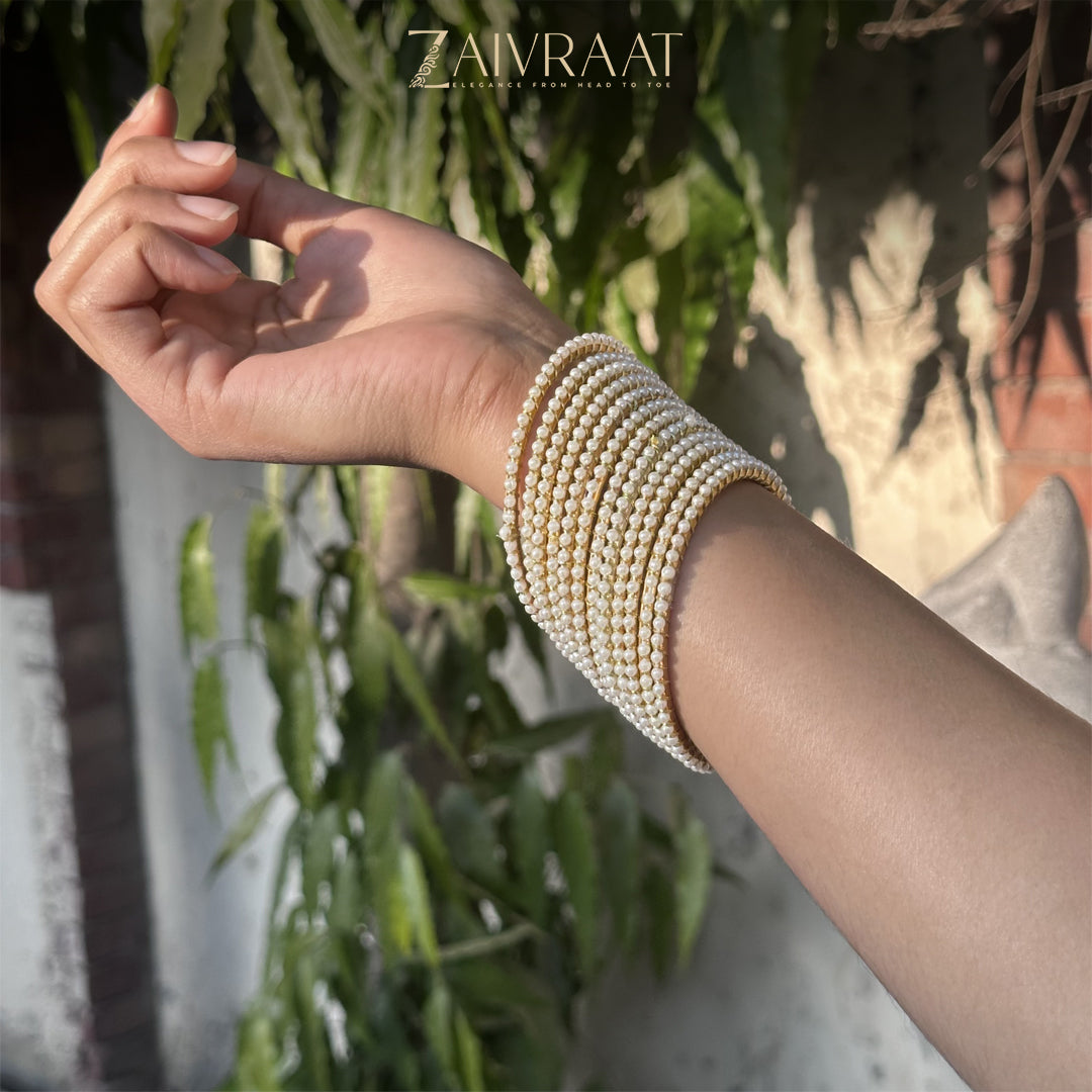Hania Amir Inspired Pearl Bangles