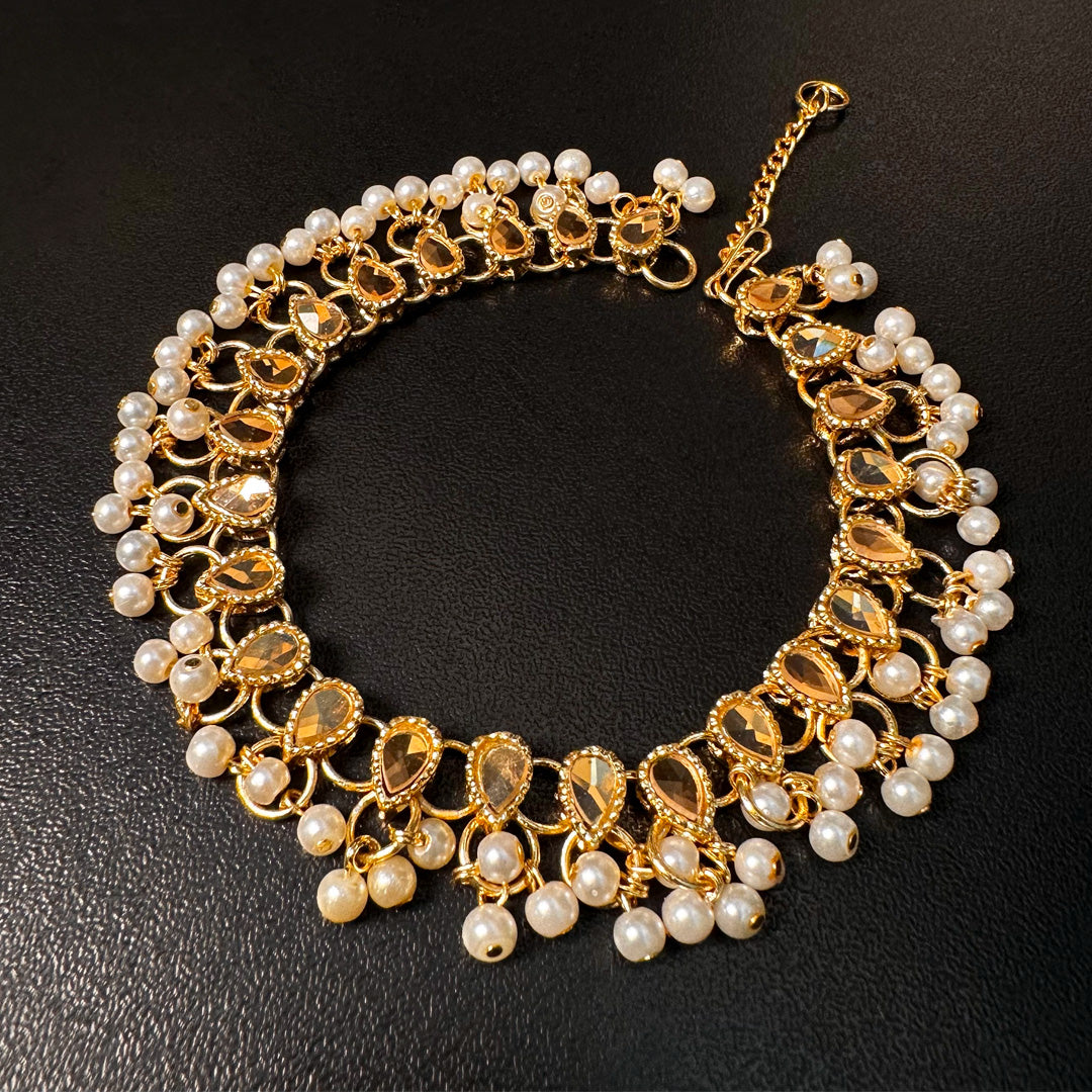 Pearl Anklet Set ( Gold)