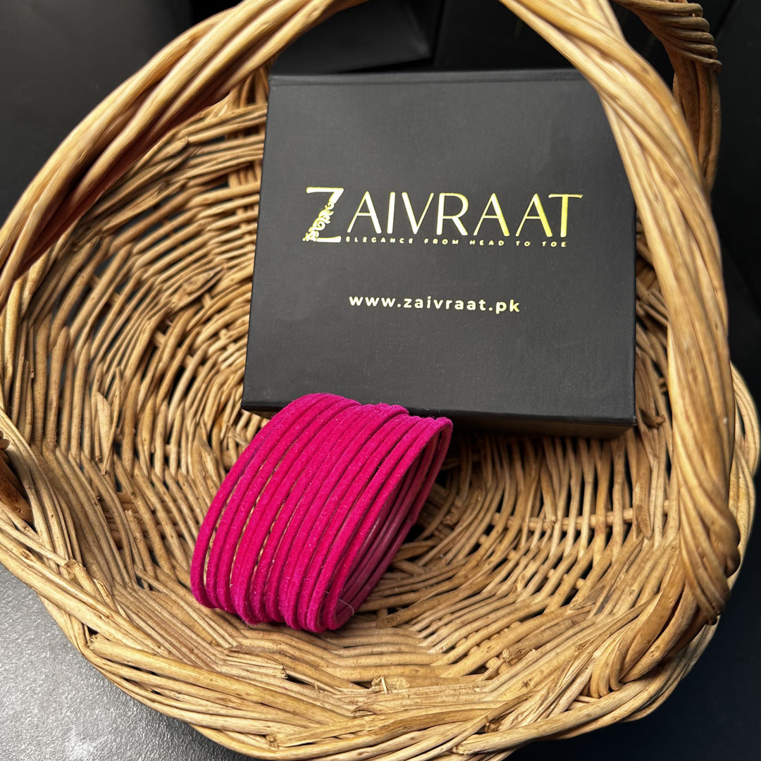 Velvet Bangle Set (Set of 12)