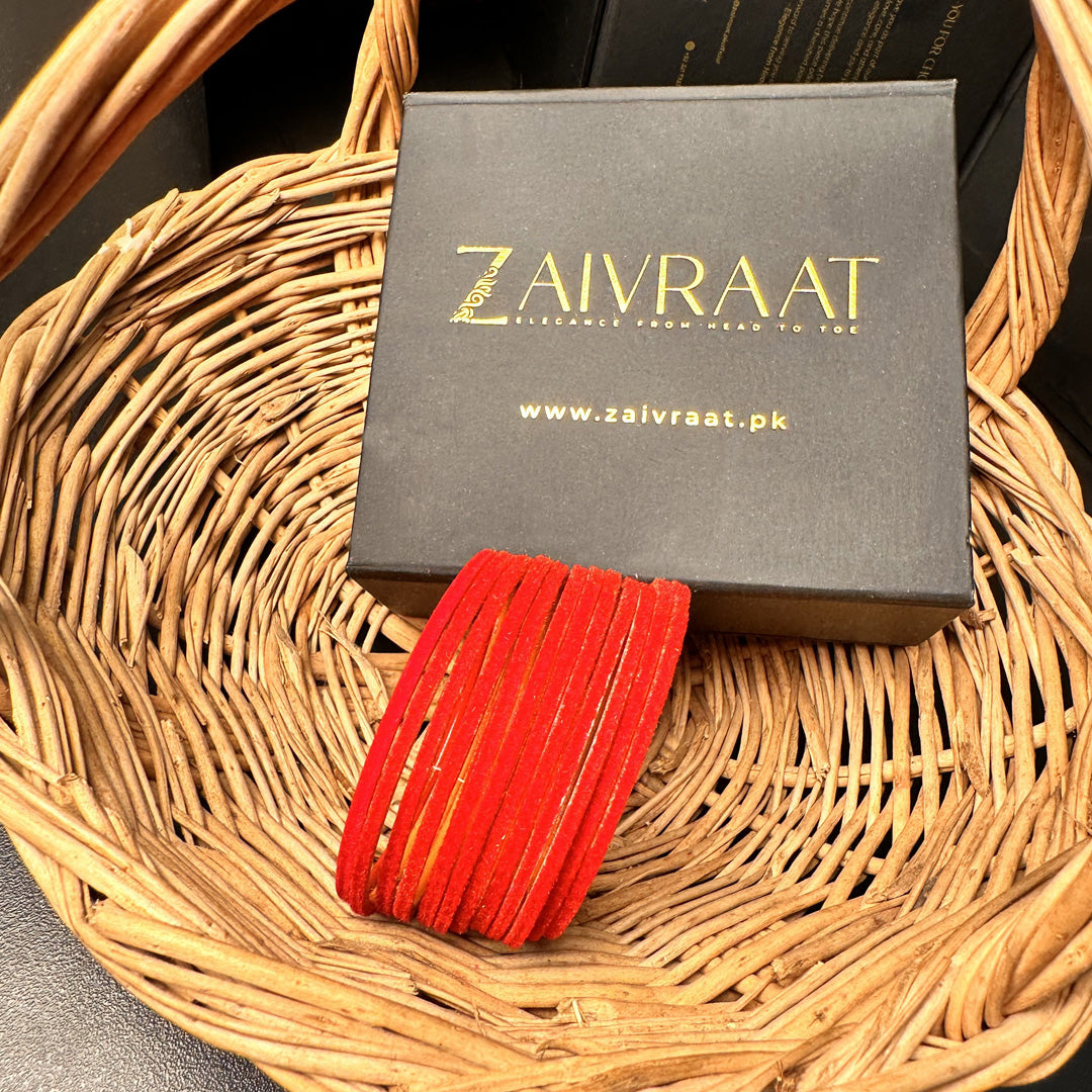 Velvet Bangle Set (Set of 12)