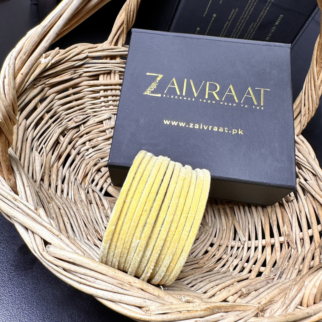 Velvet Bangle Set (Set of 12)