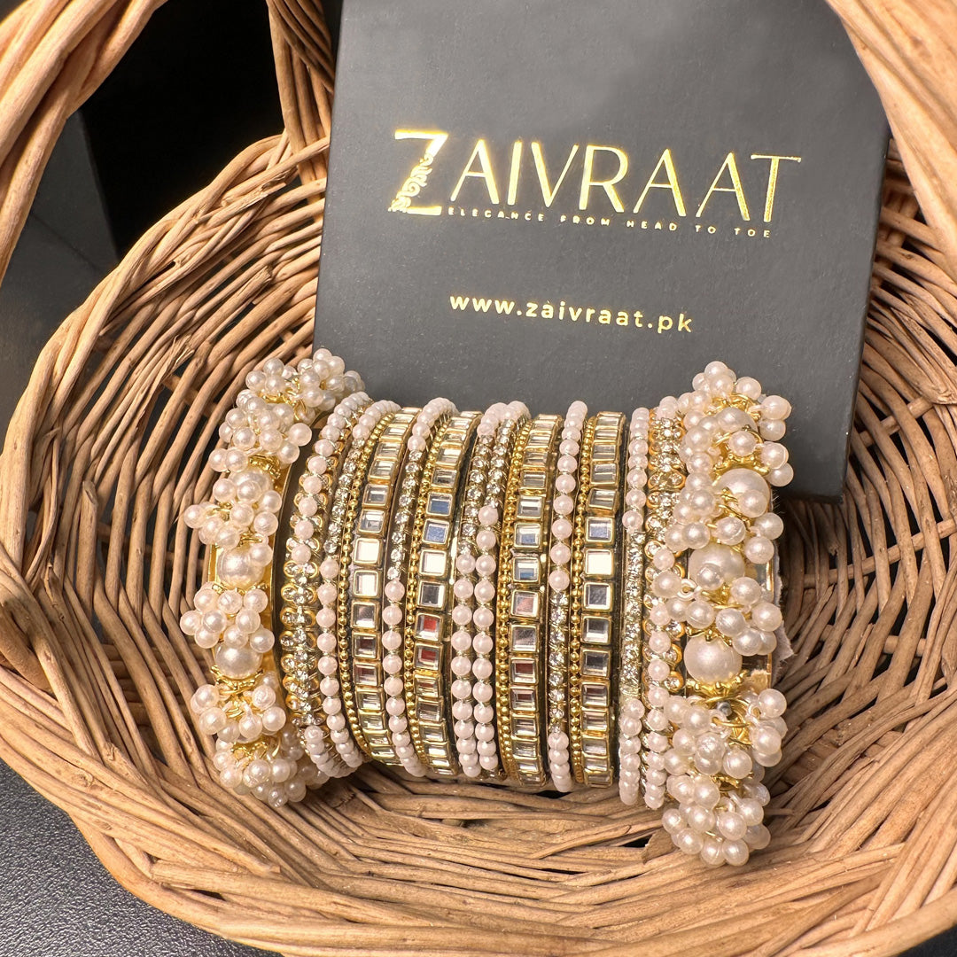 Jannat Mirza Inspired Pearl Luxe Bangle