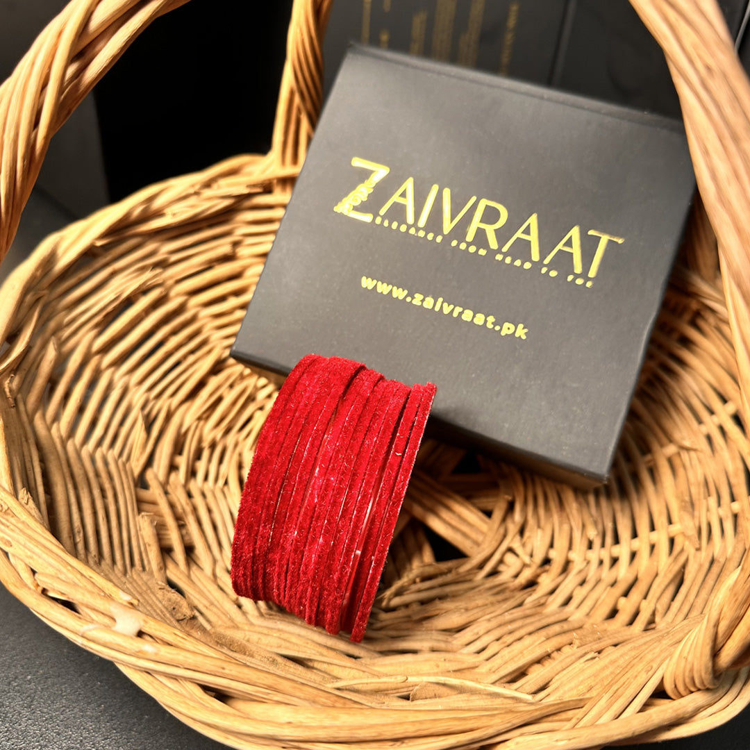 Velvet Bangle Set (Set of 12)