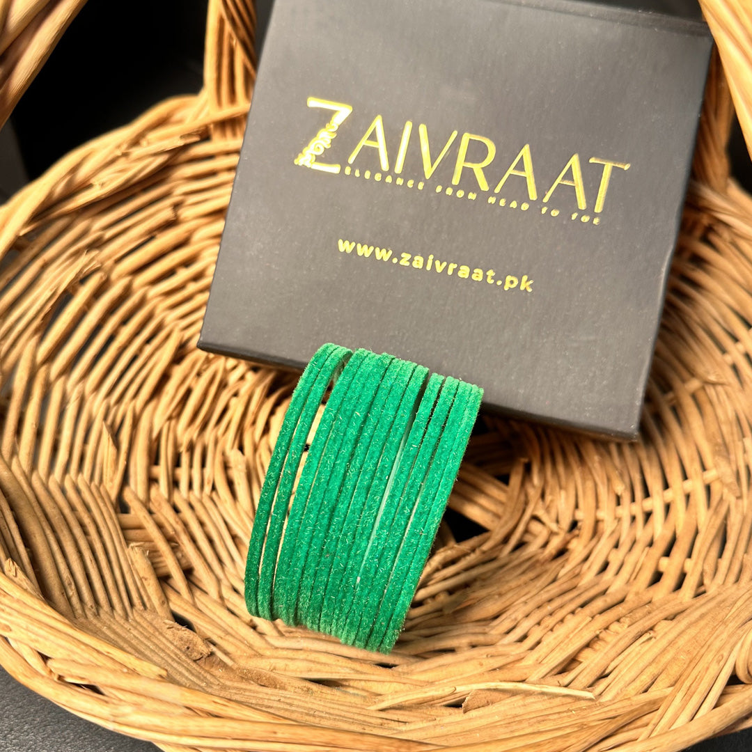 Velvet Bangle Set (Set of 12)
