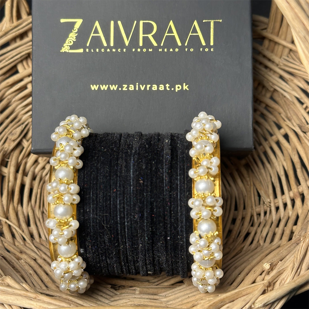 Noork - Black Velvet Bangle set