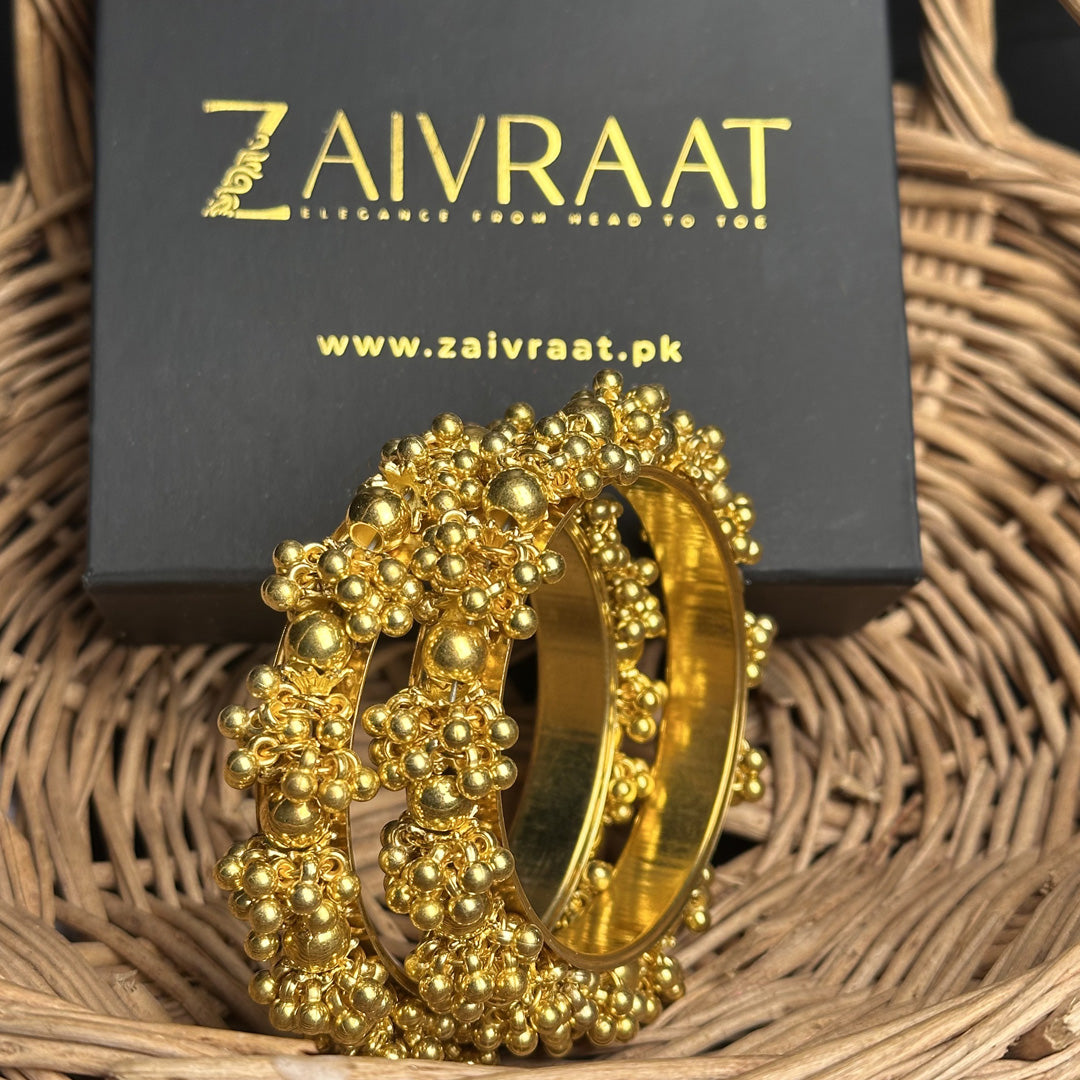 Golden Gajra  kara Bangle