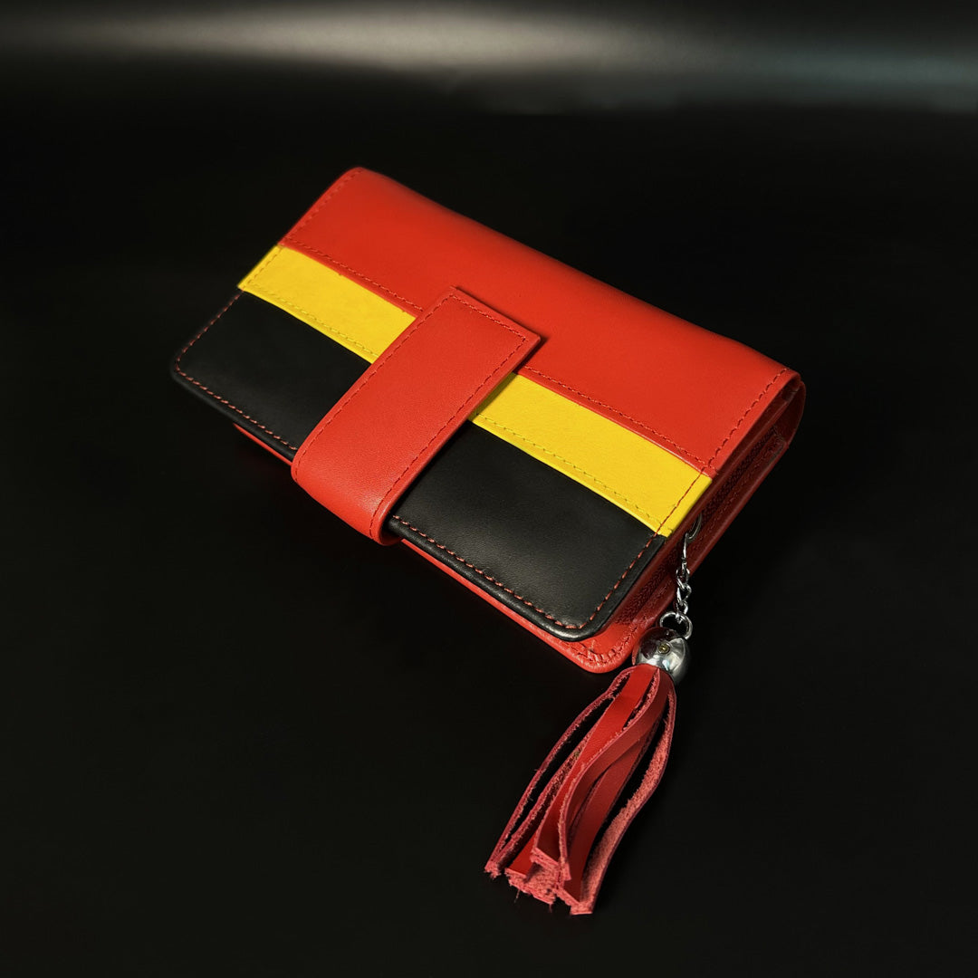 Trendy Tri-Color Wallet