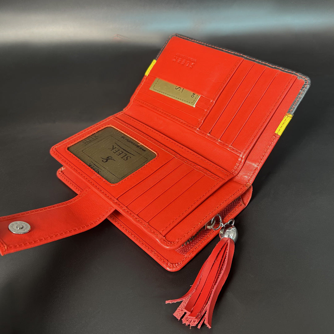 Trendy Tri-Color Wallet