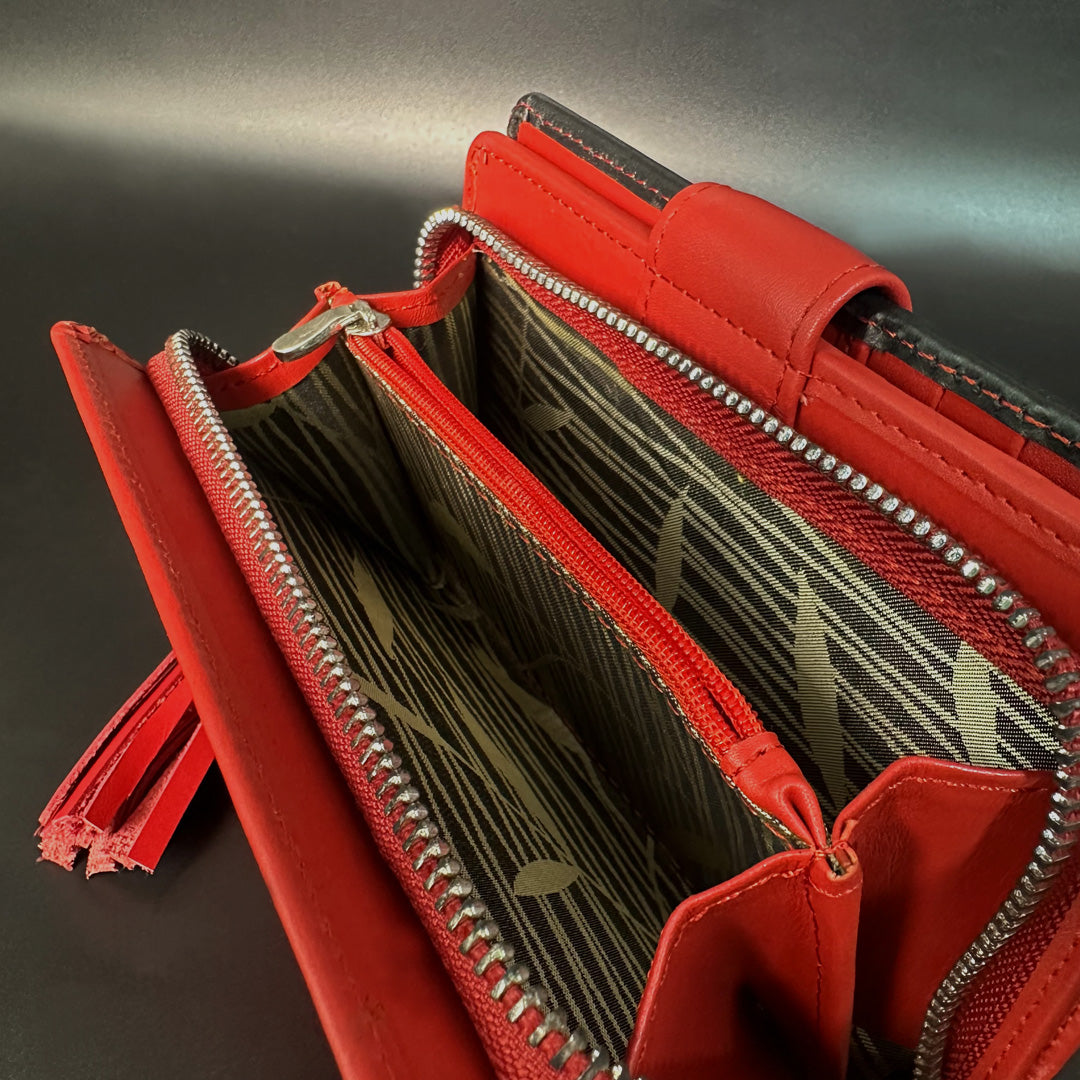 Trendy Tri-Color Wallet