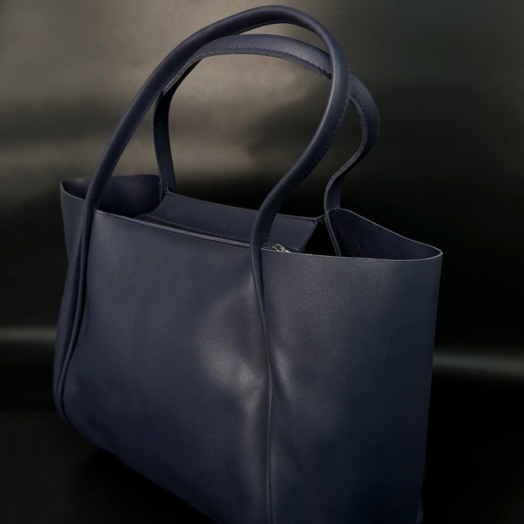 Classic Navy Blue Tote Bag