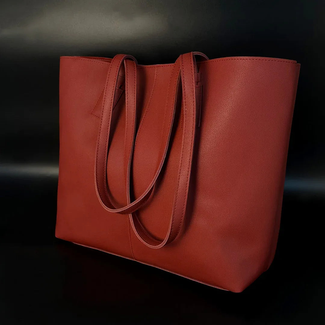 Elegant Terracotta Red Tote Bag - Zaivraat