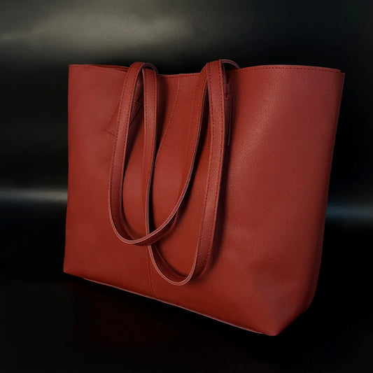 Elegant Terracotta Red Tote Bag - Zaivraat