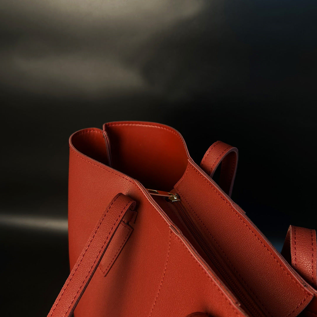 Elegant Terracotta Red Tote Bag