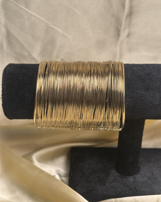 cuff bangles golden