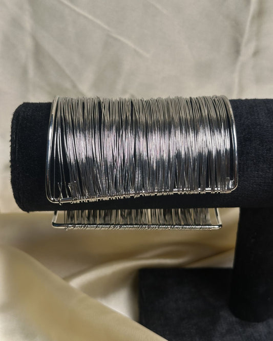 cuff bangles silver