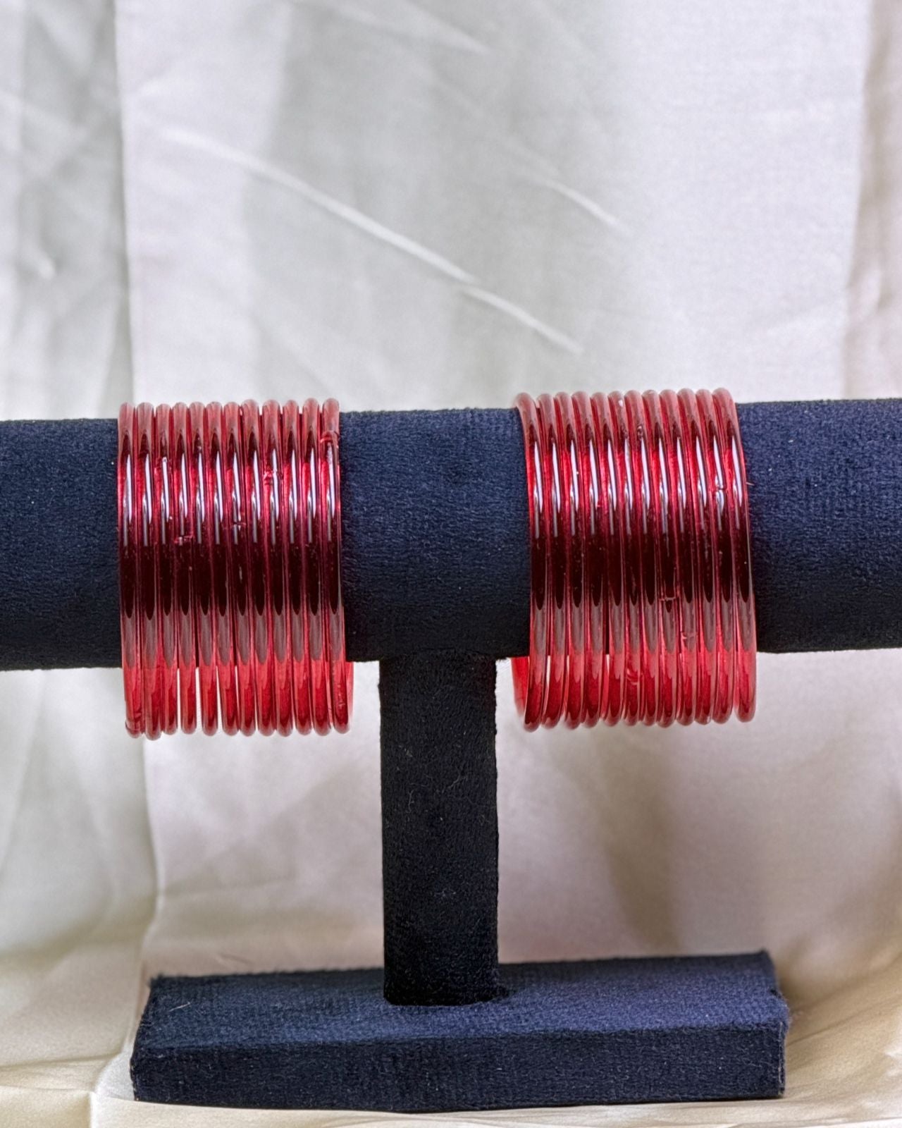 Jelly Bangles (Maroon)