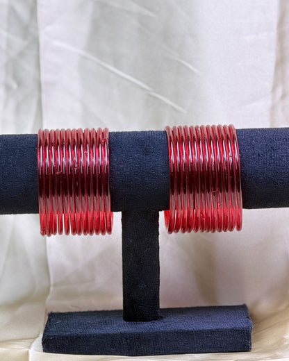 Jelly Bangles (Maroon)