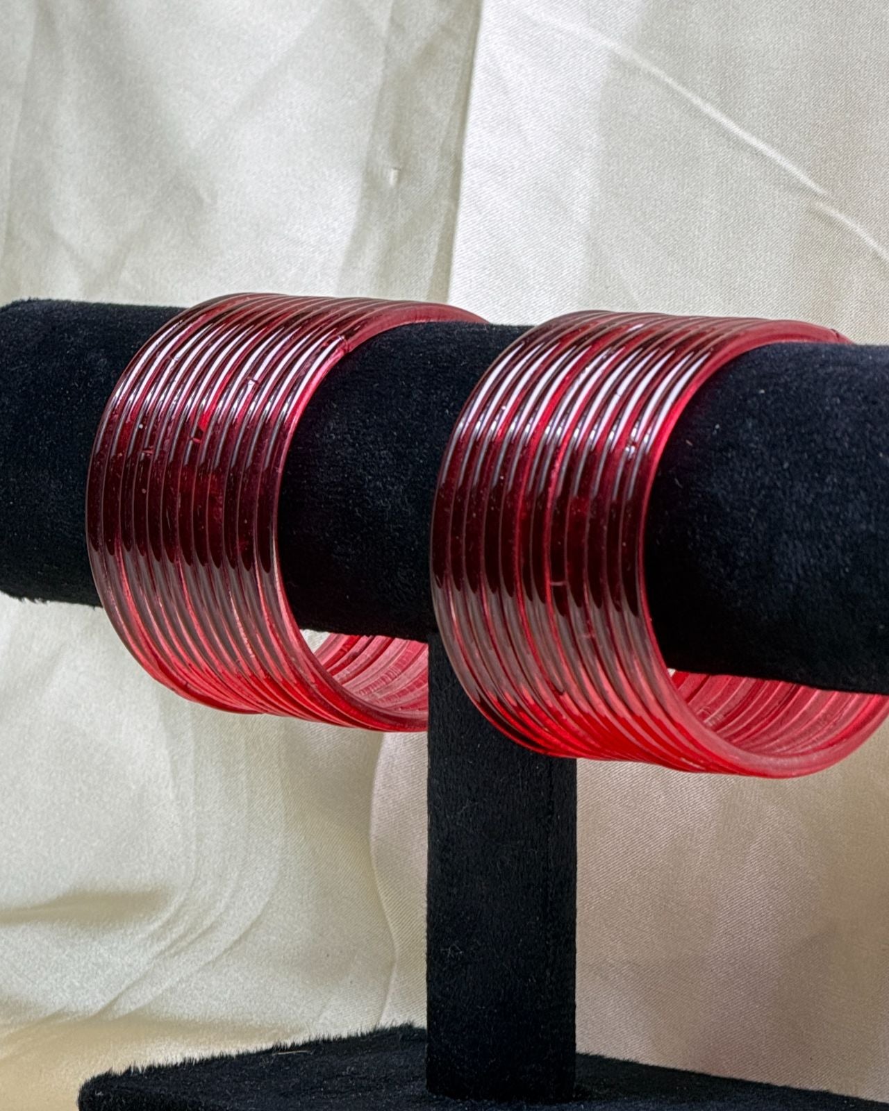 Jelly Bangles (Maroon)