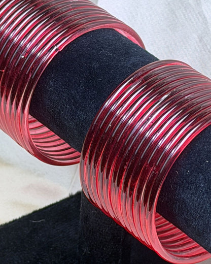 Jelly Bangles (Maroon)