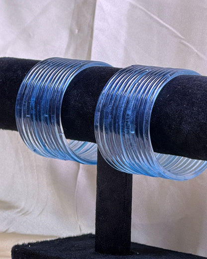 Jelly Bangles (Ice Blue)