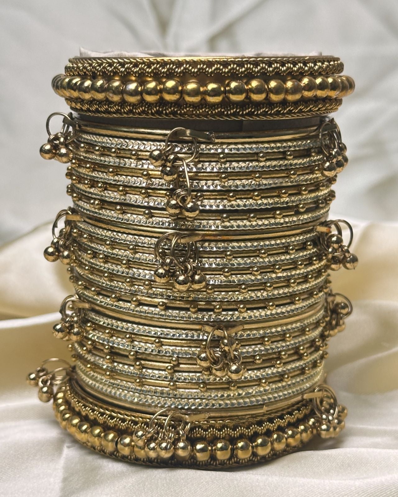 Golden Steel Kashmiri Set