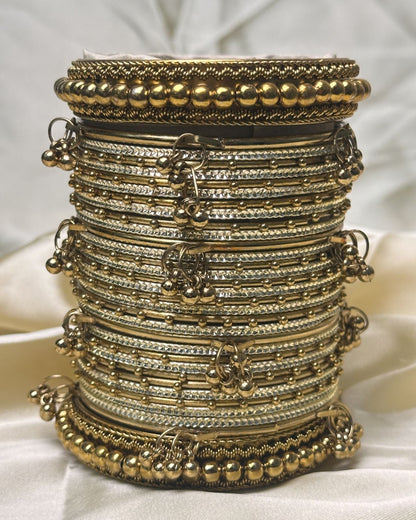 Golden Steel Kashmiri Set