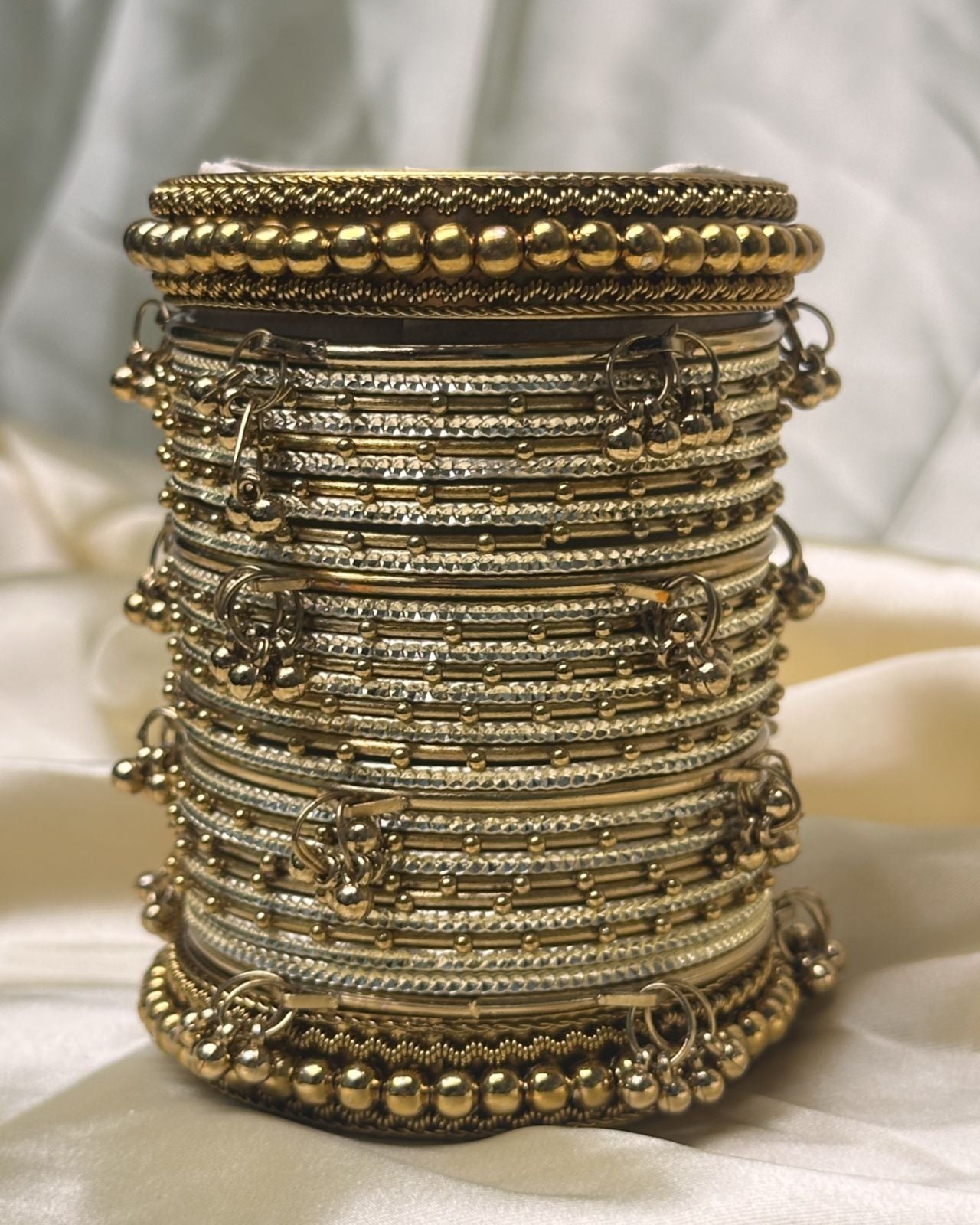 Golden Steel Kashmiri Set