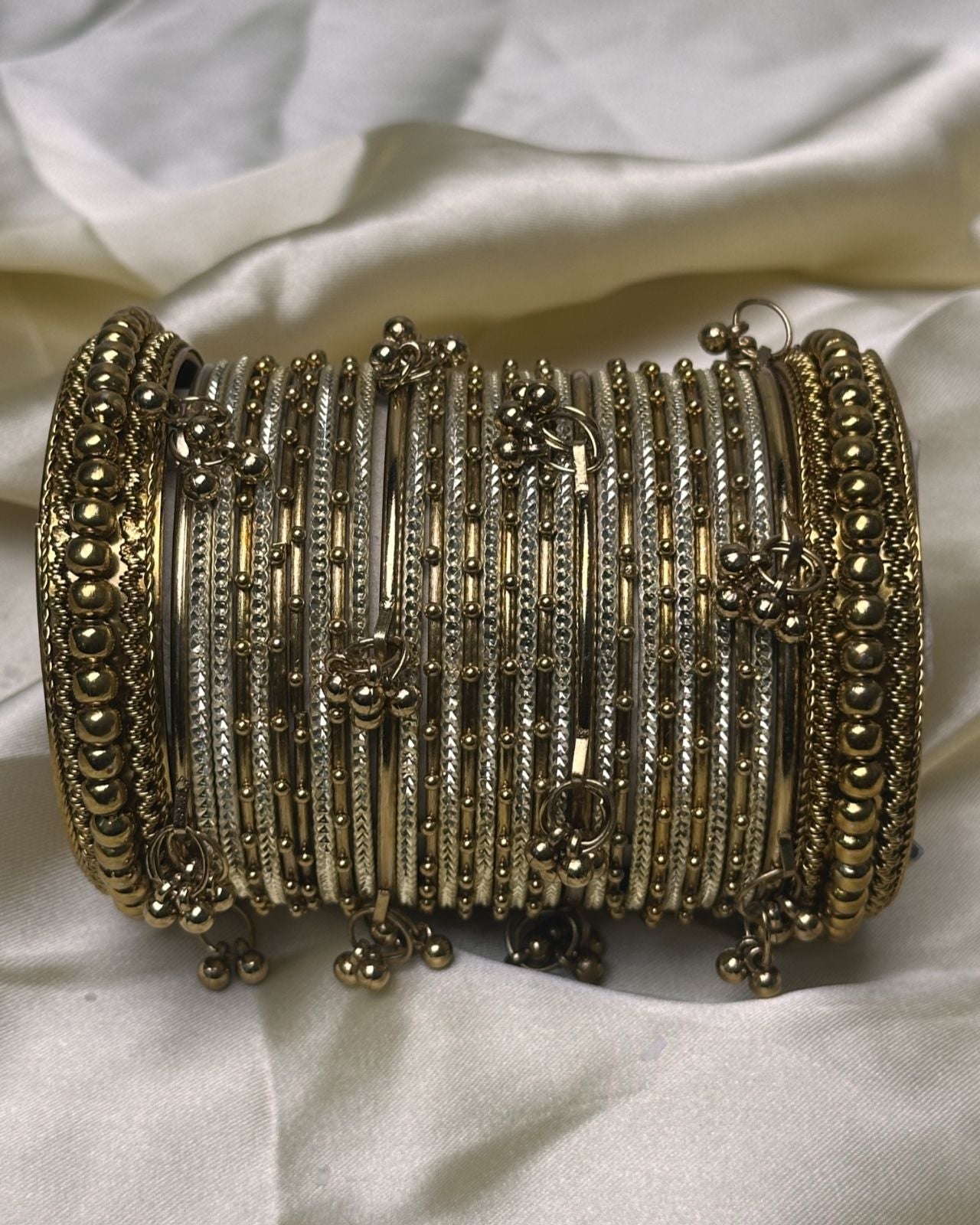 Golden Steel Kashmiri Set
