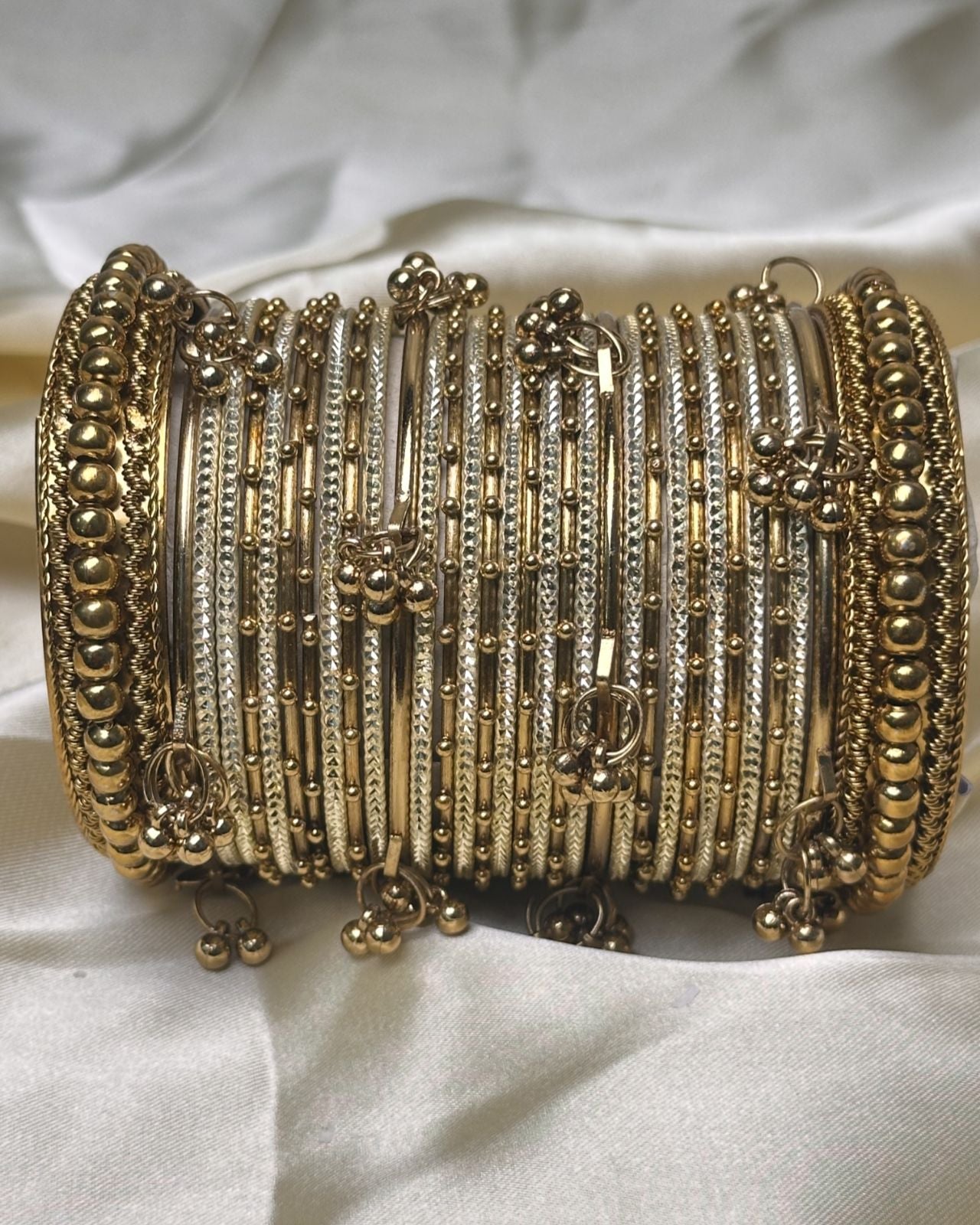Golden Steel Kashmiri Set