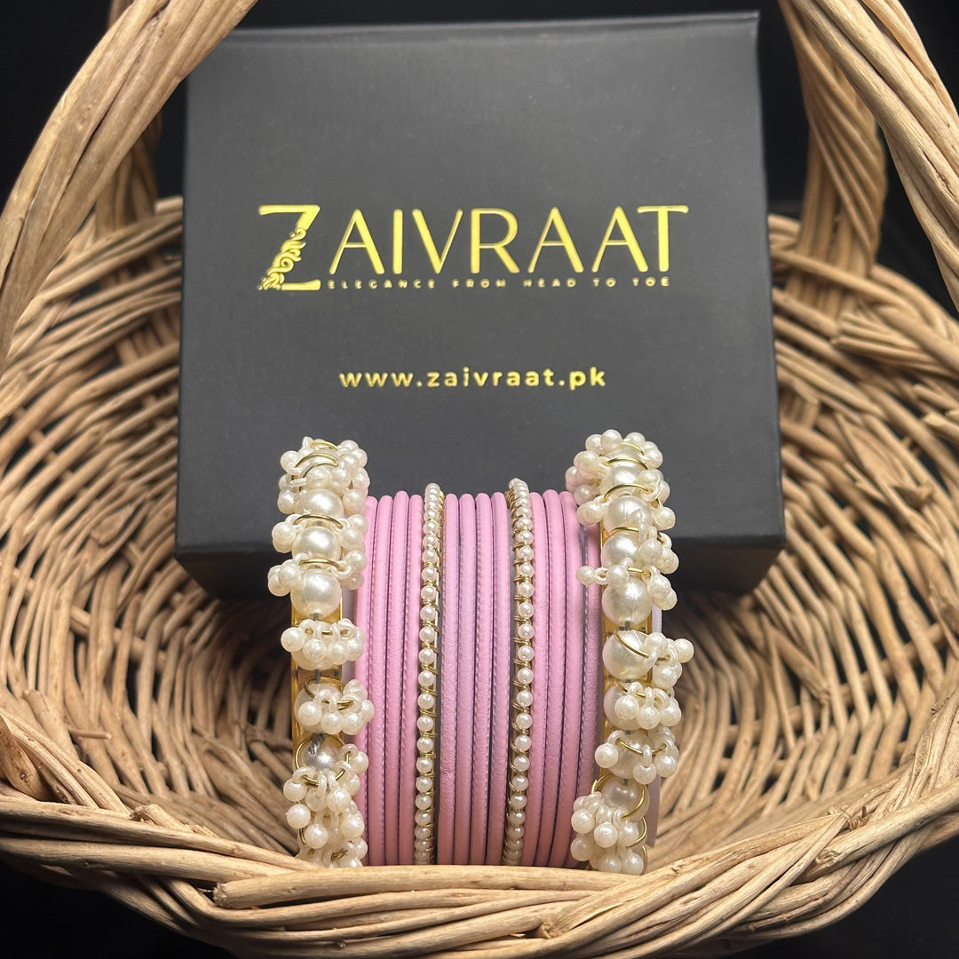 Durrah - Pearl Metal Bangles