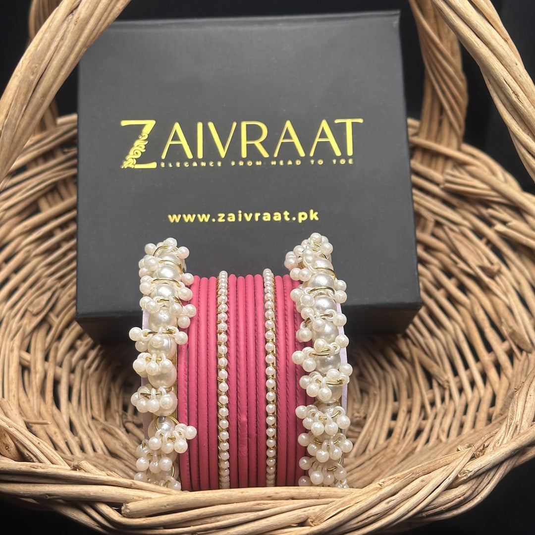 Durrah - Pearl Metal Bangles