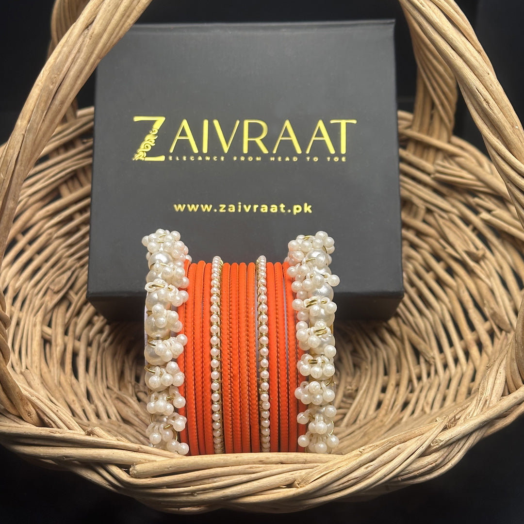 Durrah - Pearl Metal Bangles
