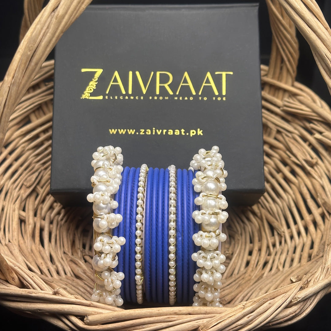 Durrah - Pearl Metal Bangles