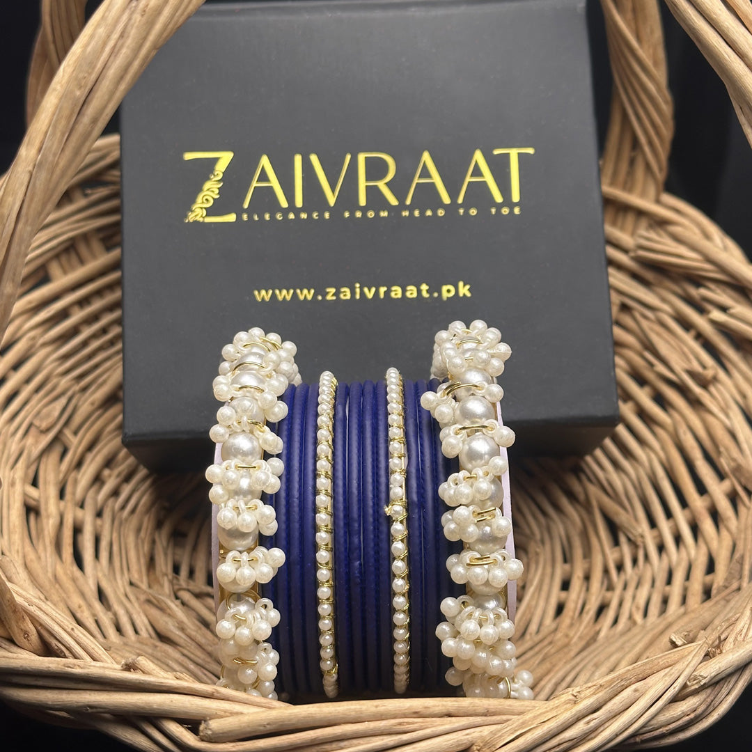 Durrah - Pearl Metal Bangles