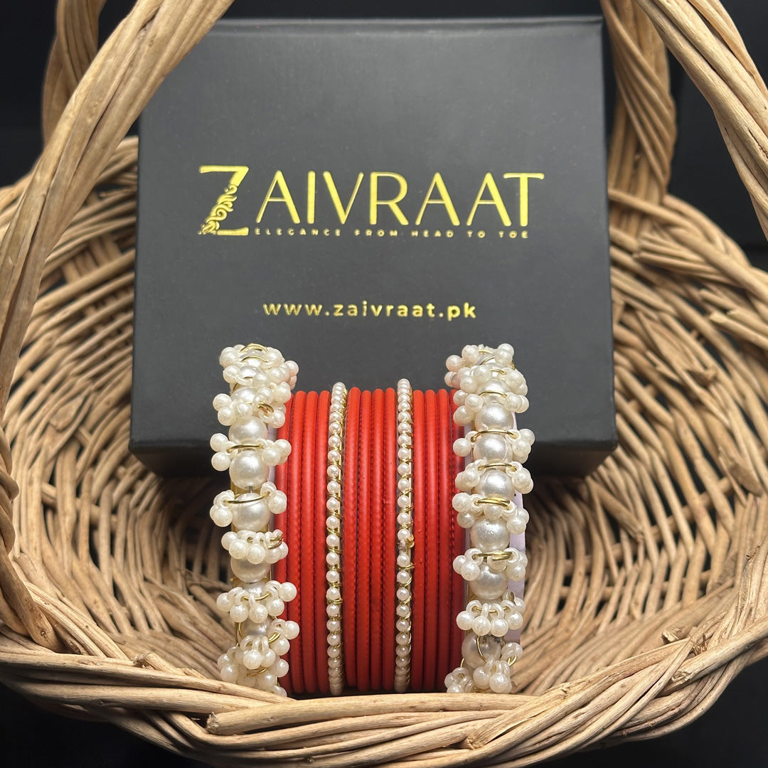 Durrah - Pearl Metal Bangles