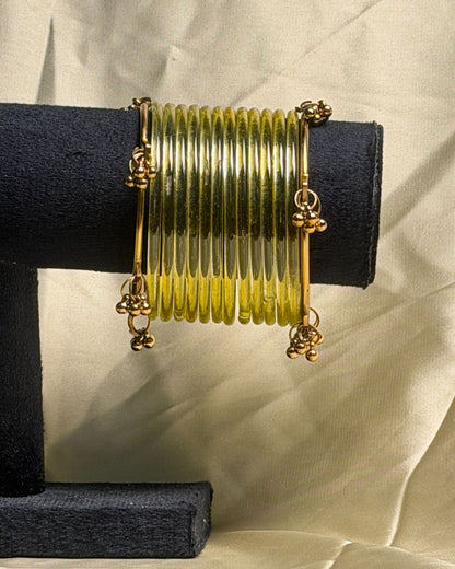 Yellow Jelly Kashmiri Set