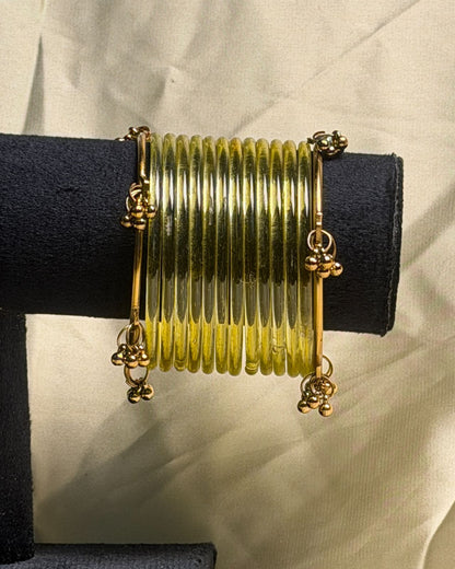 Yellow Jelly Kashmiri Set