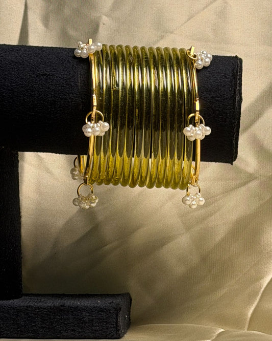 Yellow Jelly Kashmiri Set