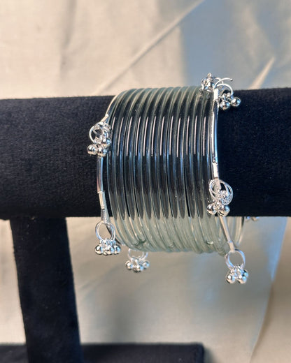 Thin Gray Jelly Kashmiri Set