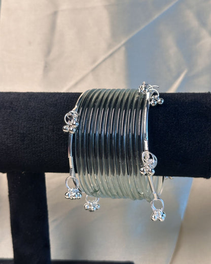 Thin Gray Jelly Kashmiri Set
