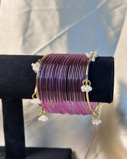 Thin Light Pink Jelly Kashmiri Set