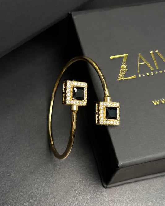 Double Stone Cuff Bracelet - Zaivraat