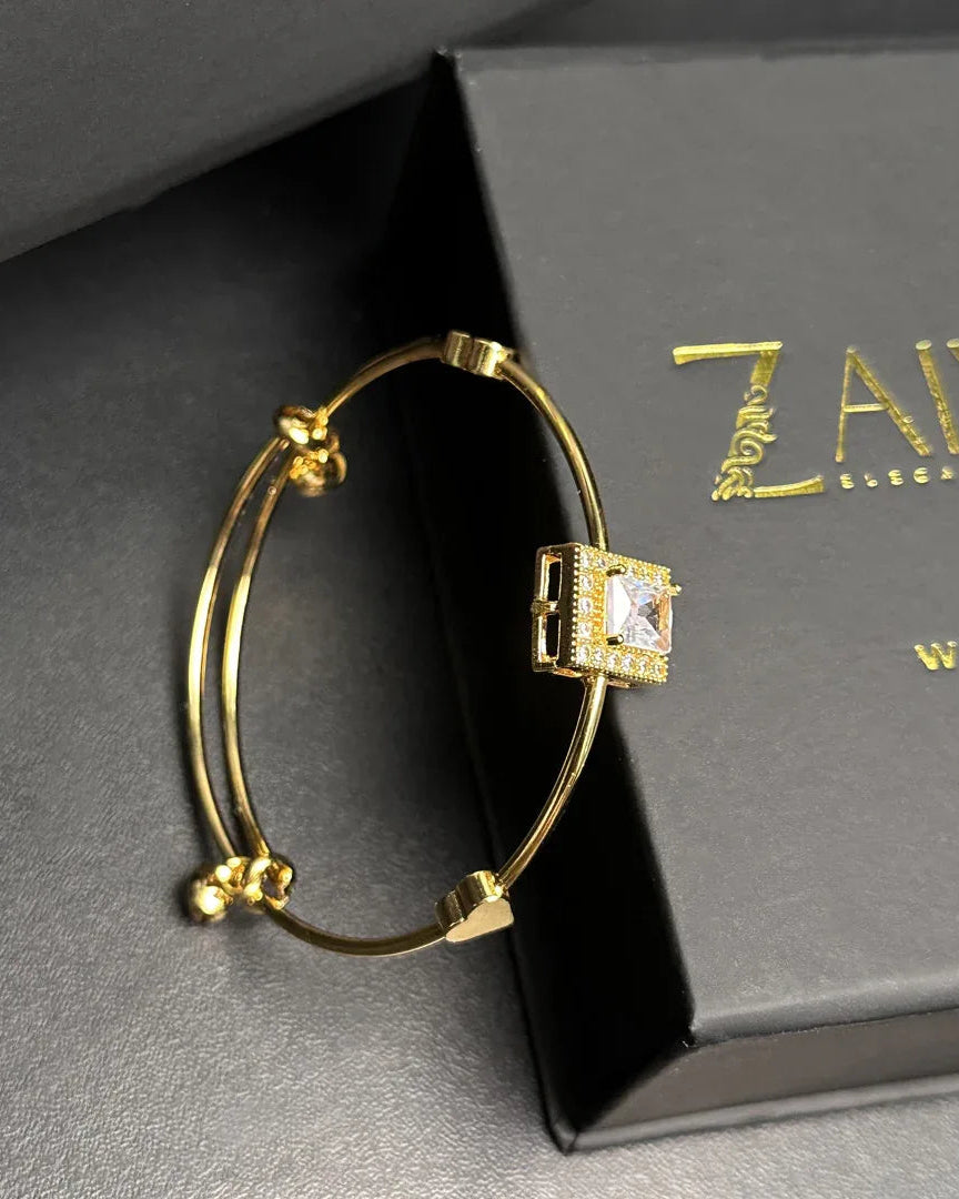 Square Crystal Bracelet Set - Zaivraat