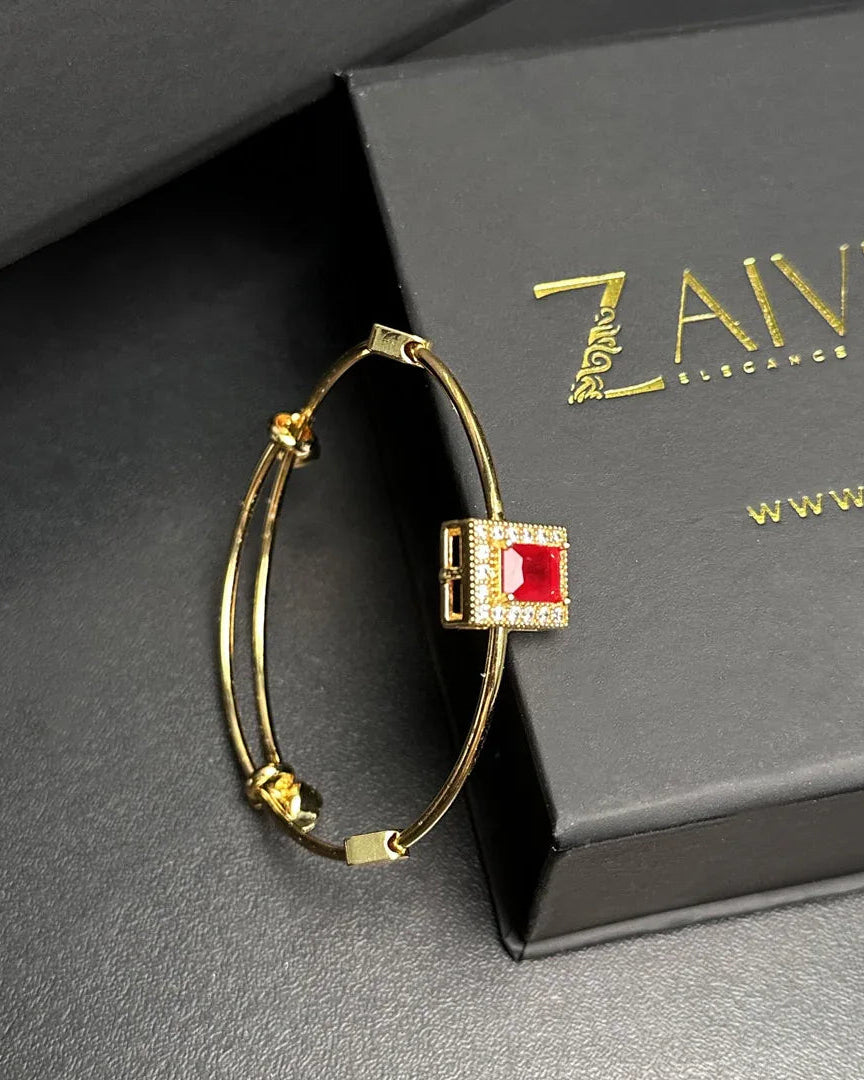 Square Crystal Bracelet Set - Zaivraat